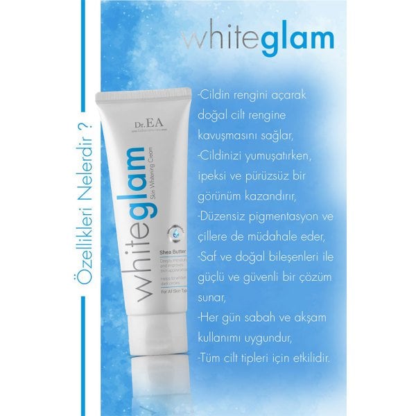 Dr.EA Whiteglam - Cilt Beyazlatıcı ve Leke Giderici Krem 75 ml