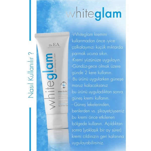 Dr.EA Whiteglam - Cilt Beyazlatıcı ve Leke Giderici Krem 75 ml