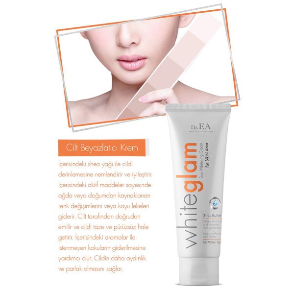 Dr. EA Whiteglam - Bikini Bölgesi Beyazlatıcı Krem 75 ml