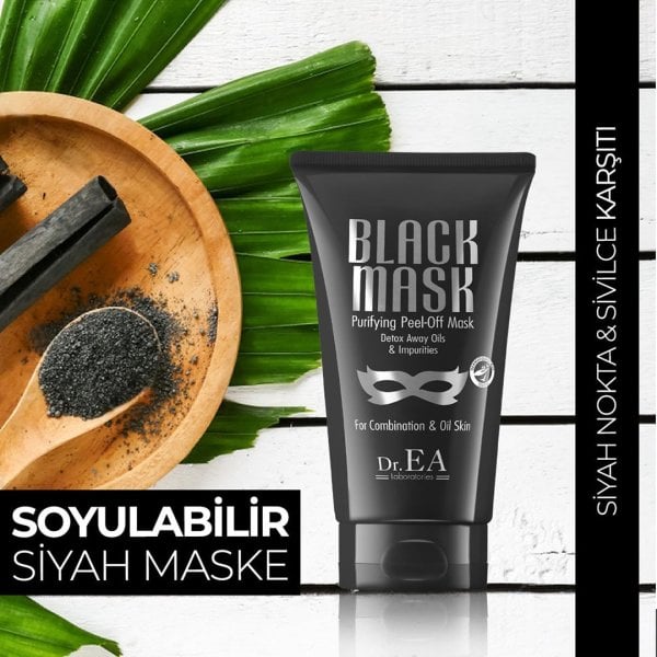 Dr. EA Soyulabilir Siyah Maske - Siyah Nokta ve Sivilce Karşıtı