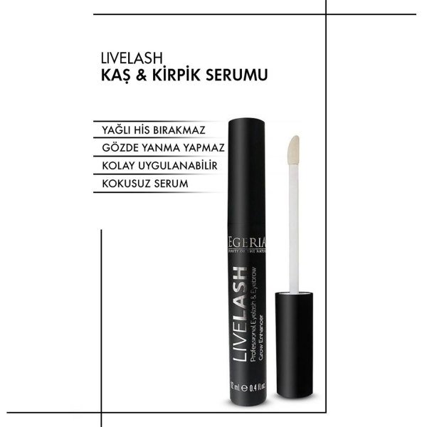 Egeria LIVELASH - Biotin Kaş ve Kirpik Serumu