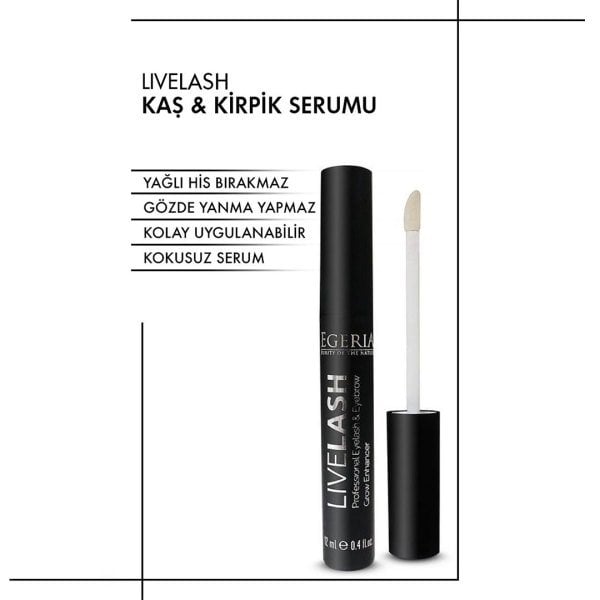 Egeria LIVELASH - Biotin Kaş ve Kirpik Serumu